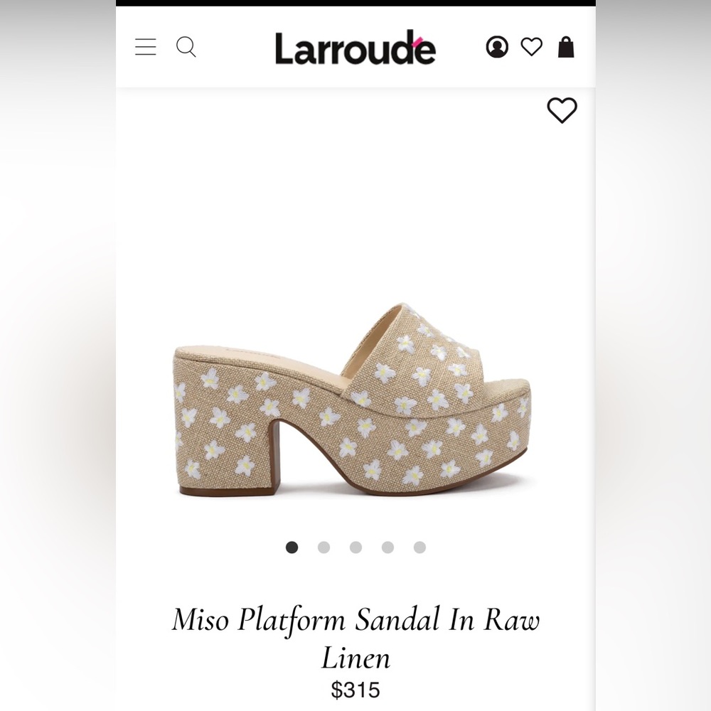 Larroudé Miso Platform Sandals